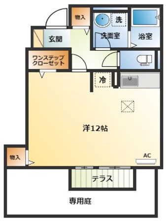 プリムールコートの物件間取画像